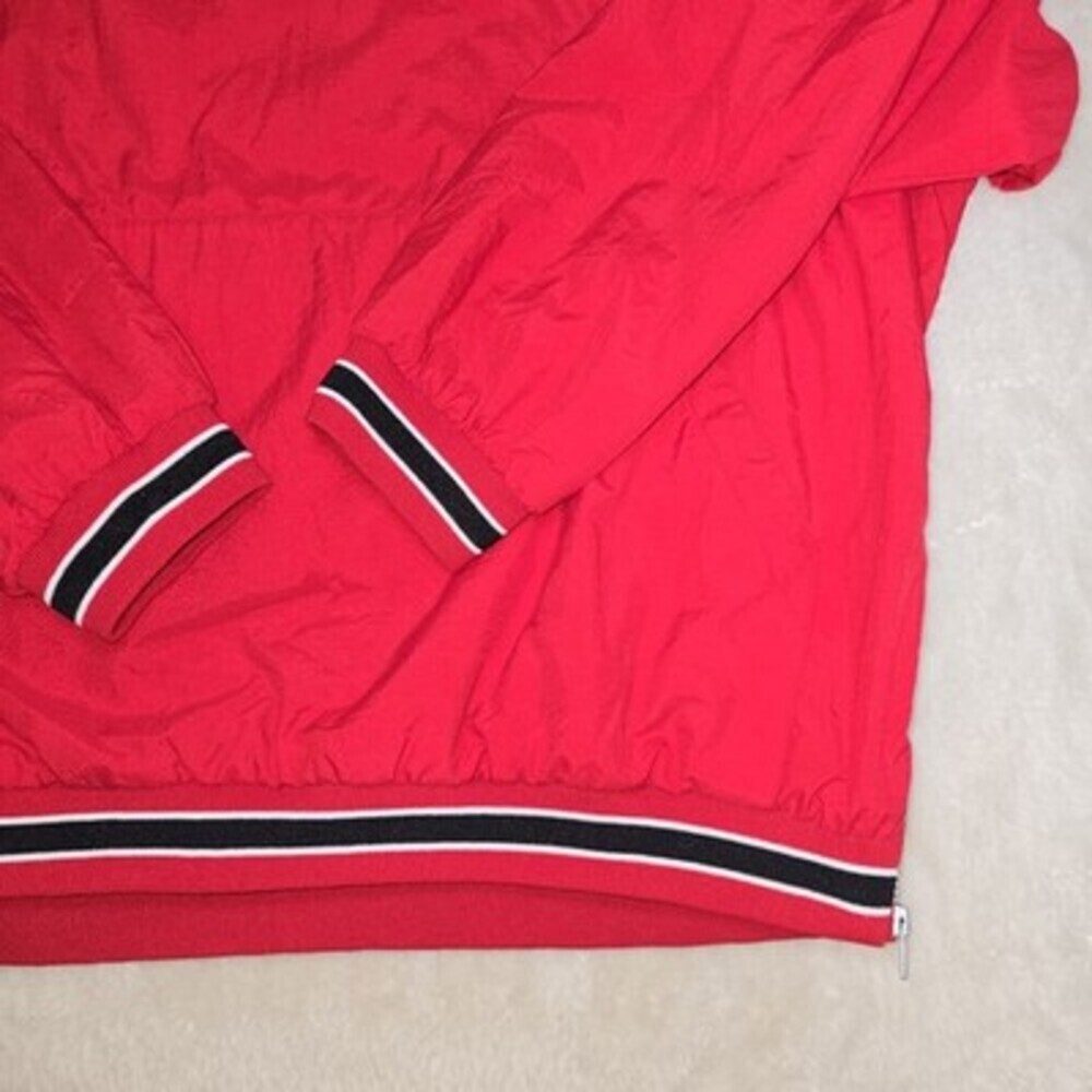 Vintage Indiana Basketball Pullover Windbreaker Jacket XL Red Nylon Captivating - Picture 2 of 12